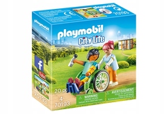 Конструктор Playmobil Пациент в инвалидном кресле 70193