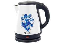 Чайник электрический Матрена MA-003 Гжель Steel/White Матрёна