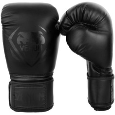 Боксерские перчатки Venum Contender черные 16 унций