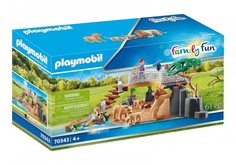 Конструктор Playmobil Открытый вольер со львом 70343