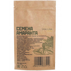 Амарант зерно очищенное 300 г Spirulinafood
