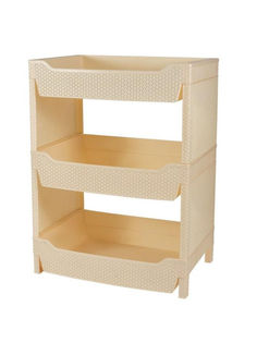 Этажерка BranQ 35BQ3776СЛК 45,5х31,5х61,5 см, слоновая кость