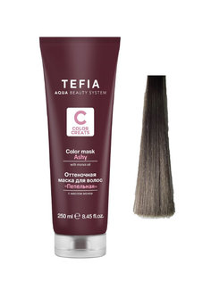 Маска TEFIA Color Creats для волос оттеночная с маслом монои, пепельная 250 мл