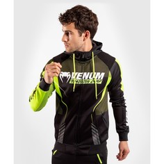 Толстовка Venum Training camp 3.0 черная/зеленая XL