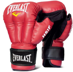 Перчатки для рук. боя Everlast HSIF Leather 12oz красн.