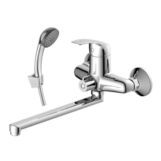 Смеситель для ванны с поворотным изливом 300 мм Decoroom DR71043, латунь