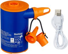 Bestway 62101 электрический портативный на аккумуляторах, с зарядкой от USB, 3,7В, 2