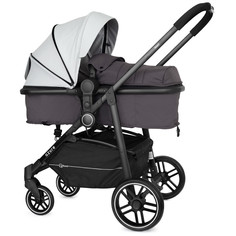 Коляска детская 2 в 1 "Azure Star", цвет: Soft Grey (серый) РАНТ
