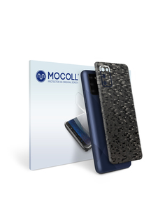 Пленка защитная MOCOLL для задней панели Samsung Galaxy A02S Тень тетрис