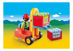 Игровой набор Playmobil 1.2.3.: вилочный погрузчик