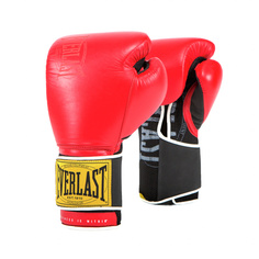 Боксерские перчатки тренировочные Everlast 1910 Classic красные 14 унций