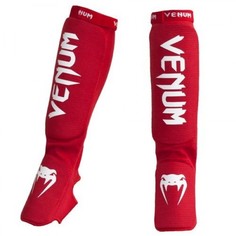 Защита голени и стопы Venum Kontact, red, One Size