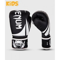 Перчатки боксерские детские Venum Challenger 2.0 Kids Black/White 6 OZ