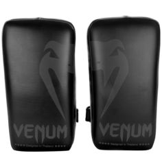 Пэды Venum Giant Kick Pads Black/Black (пара)