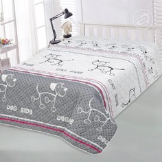 Покрывало "Четыре лапы" из бязи 150х215 стеганое АРТ ДИЗАЙН