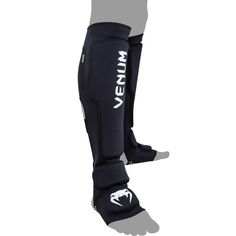 Щитки Venum Kontact Evo Shinguards - Black XL