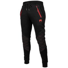 Брюки спортивные Venum Laser 2.0 Black/Red