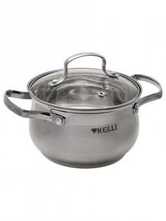 Кастрюля из нержавеющей стали Kelli KL-4257 2л.