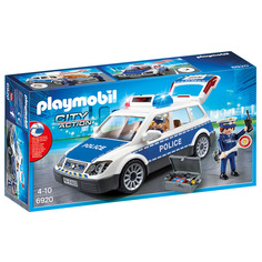Игровой набор Playmobil PLAYMOBIL Полиция: Полицейская машина со светом и звуком