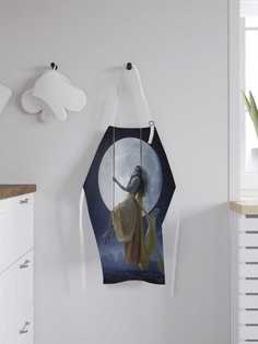 Фартук женский для готовки JoyArty "Качели в полнолуние", универсальный размер