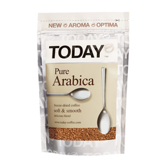 Кофе TODAY Pure Arabica сублимированный 150г.