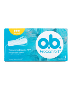 Тампоны o.b. ProComfort нормал 16шт