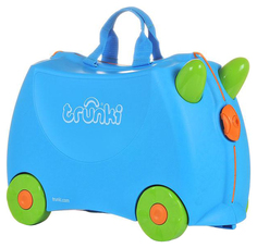 Чемодан Trunki на Колесиках Голубой