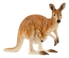 Фигурка животного Schleich Wild Life Кенгуру с детенышем
