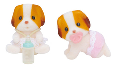 Игровой набор Sylvanian Families Шифонские щенки-двойняшки