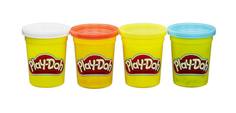 Набор для лепки из пластилина Play-doh из 4 баночек B5517 B6509