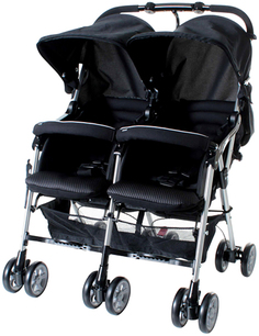 Коляска для двойни и погодок Combi Spazio Duo Black