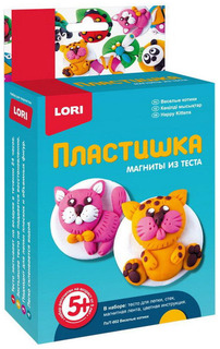Магниты из теста Лори Пластишка «Веселые котики» Lori