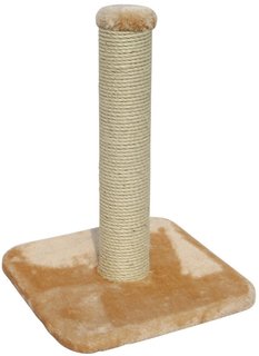 Когтеточка-столбик Pet Choice для кошек (30 x 30 x 42 см, Бежевый)