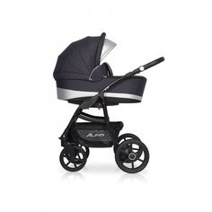 Коляска 3 в 1 Riko Basic Alfa Ecco графит-серый 01