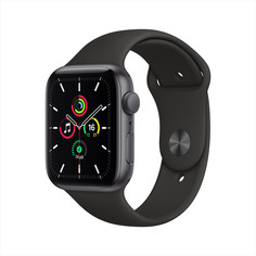 Смарт-часы Apple Watch SE 44mm Space Grey with Black Sport Band (MYDT2RU/A)