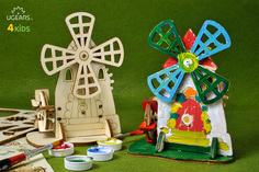 Конструктор-раскраска UGEARS Мельница