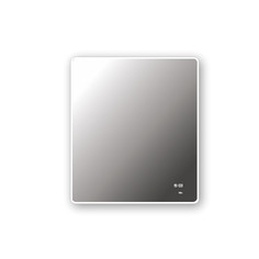 Зеркало Tiko Aina 70х80, LED подсветка, часы Teymi