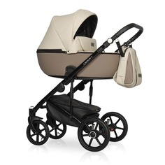 Коляска 2 в 1 Riko Basic Ozon Ecco 25 слоновая кость-бежевый