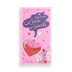 Палетка теней I Heart Revolution, для век Spellbooks Love Spells
