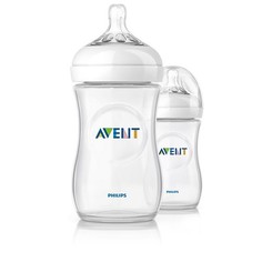 Набор бутылочек 2 шт. Philips Avent 260мл серия NATURAL 2.0 пластик SCF033/27