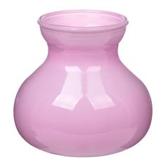Ваза для цветов NinaGlass Дана, розовая, высота 15 см