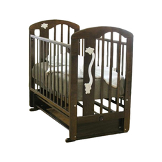 Кроватка Можга Агата шоколад (С-718 3Н)