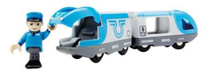 Пассажирский поезд экспресс с машинистом деревянной железной дороги Brio 33506