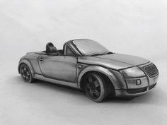 Скульптура-автомобиль Audi TT Roadster, металл, 20 см Compulsion Gallery