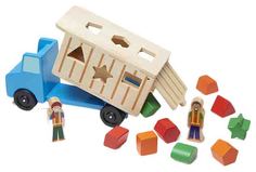Melissa & Doug Классические игрушки Самосвал сортировщик, арт. 9397