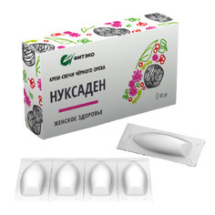 Крем-свечи Нуксаден Женское здоровье Фитэко 10 суппозиториев 0,25 гр