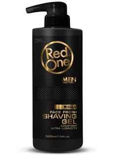 Гель для бритья RedOne Shaving Gel Face Fresh GOLD, 500 мл