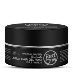 Аква гель-воск для волос RedOne ультрасильной фиксации Aqua Hair Wax BLACK, 150 мл