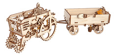 Сборная модель конструктор UGEARS Прицеп к трактору