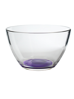 Декостек Салатник большой Декостек 1500мл цв дно фиолетовый